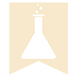 DS InPharmatics (DSI) analytics checklist for with test tube white on yellow-orange icon