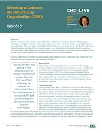 Selecting a contract manufacturing organization (cmo) with 'super' Les Mintzmyer